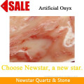 Newstar best price china artificial red onyx stone